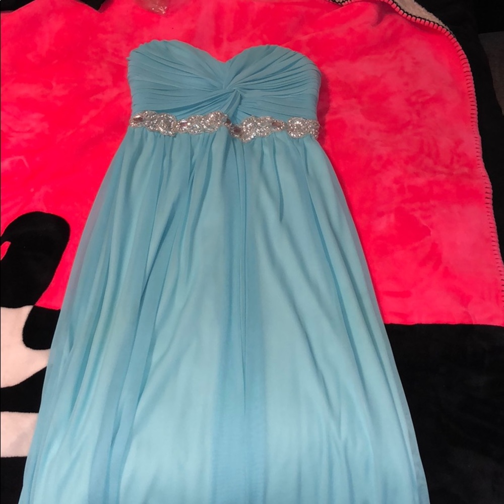 Formal blue dress